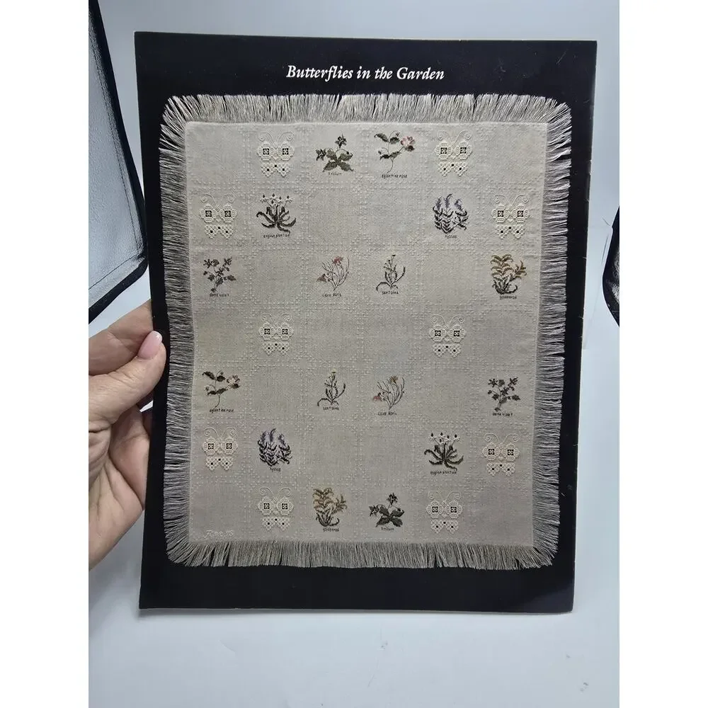 Butterflies In The Garden Counted Cross Stitch Chart Moss Creek Designs